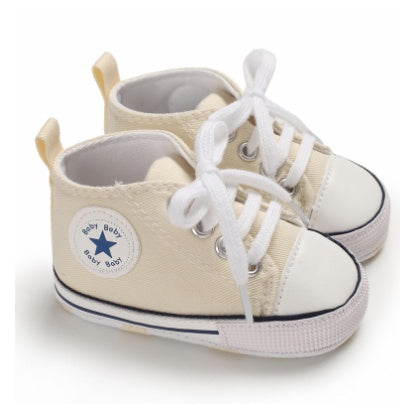 Baby soft-soled shoesBaby shoes canvas shoes - LittleLullabyLoft