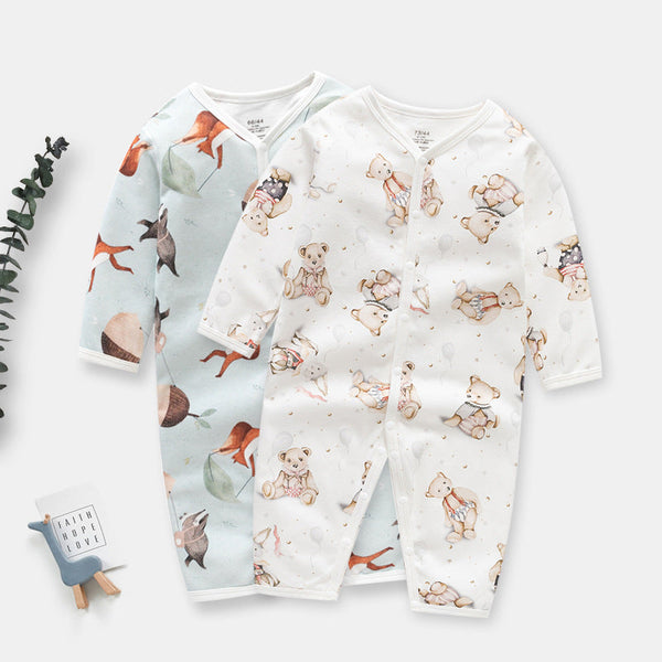 Spring Autumn Baby Romper Soft Infant Bodysuit Clothes