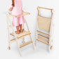 Helper Tower: A Multi-functional Foldable Step Stool for Kids - LittleLullabyLoft