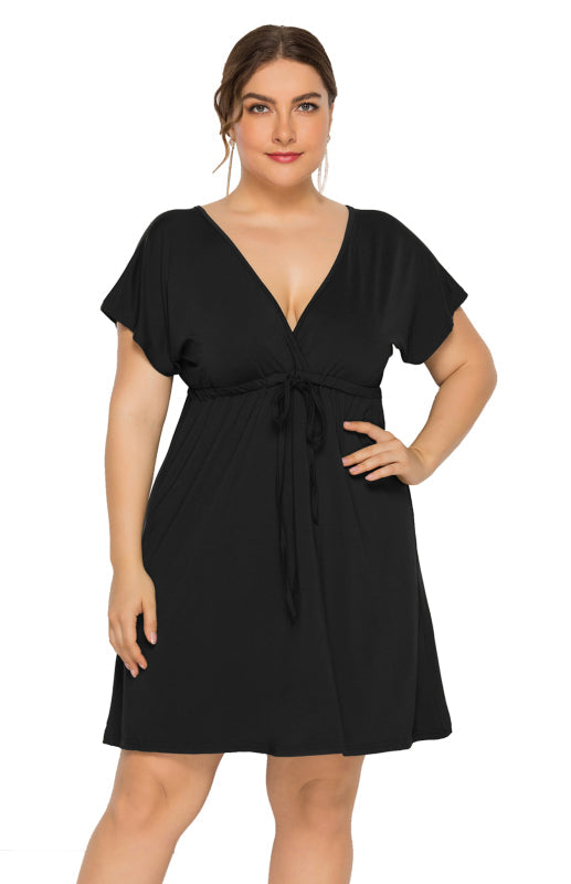 High Elasticity Solid Spring Summer Maternity Leisure Dress
