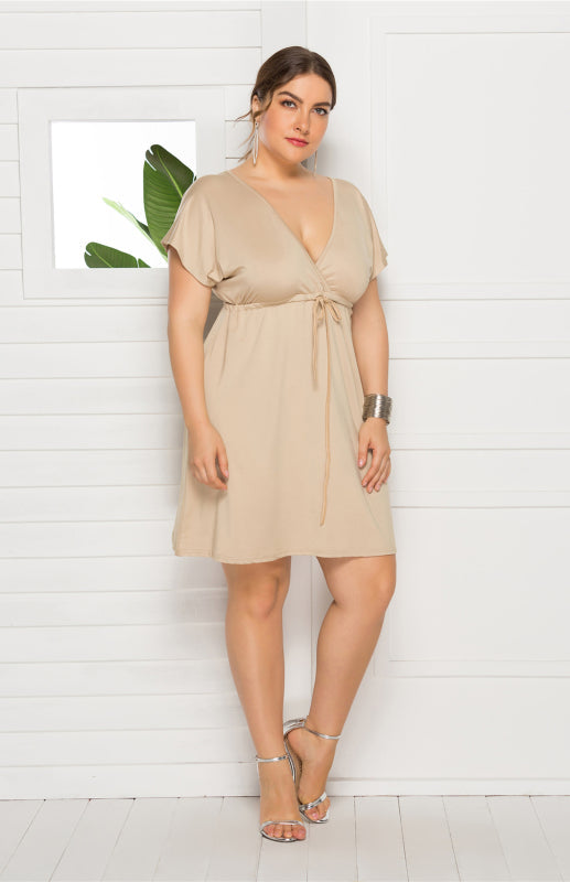High Elasticity Solid Spring Summer Maternity Leisure Dress