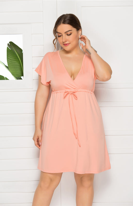 High Elasticity Solid Spring Summer Maternity Leisure Dress