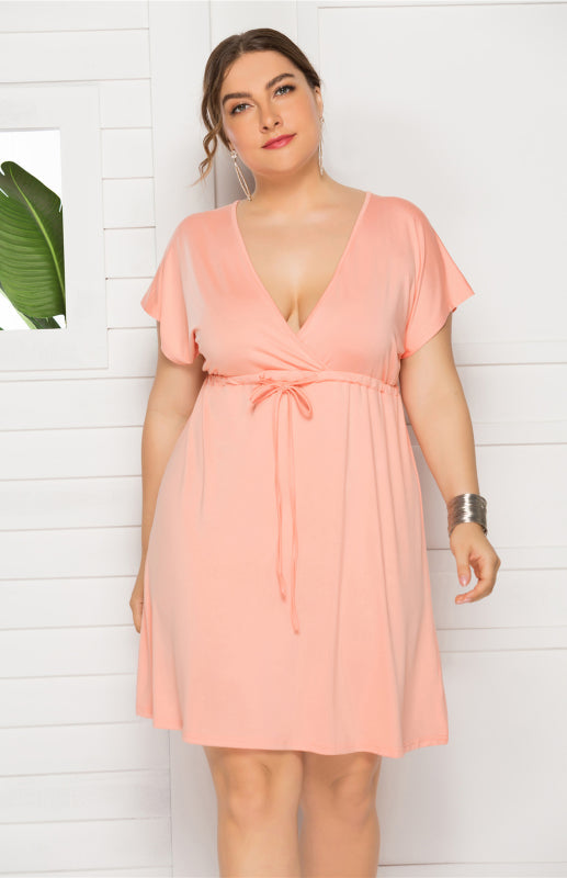 High Elasticity Solid Spring Summer Maternity Leisure Dress