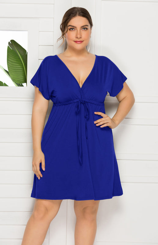 High Elasticity Solid Spring Summer Maternity Leisure Dress
