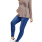 Solid V-Neck Long Sleeve Nursing Maternity Dress for Mothers - LittleLullabyLoft