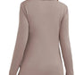 Solid V-Neck Long Sleeve Nursing Maternity Dress for Mothers - LittleLullabyLoft