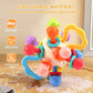 Soft Silicone Baby Rattle & Teething Ball – Manhattan-Style Sensory Toy for Infants (0-12 Months)