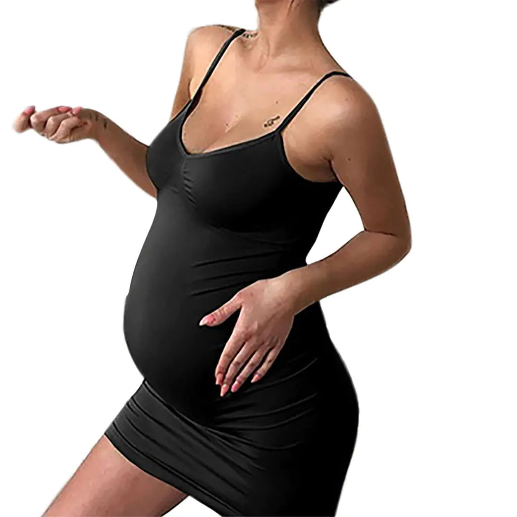 Casual Maternity Homewear Dress for Everyday Comfort and Relaxation