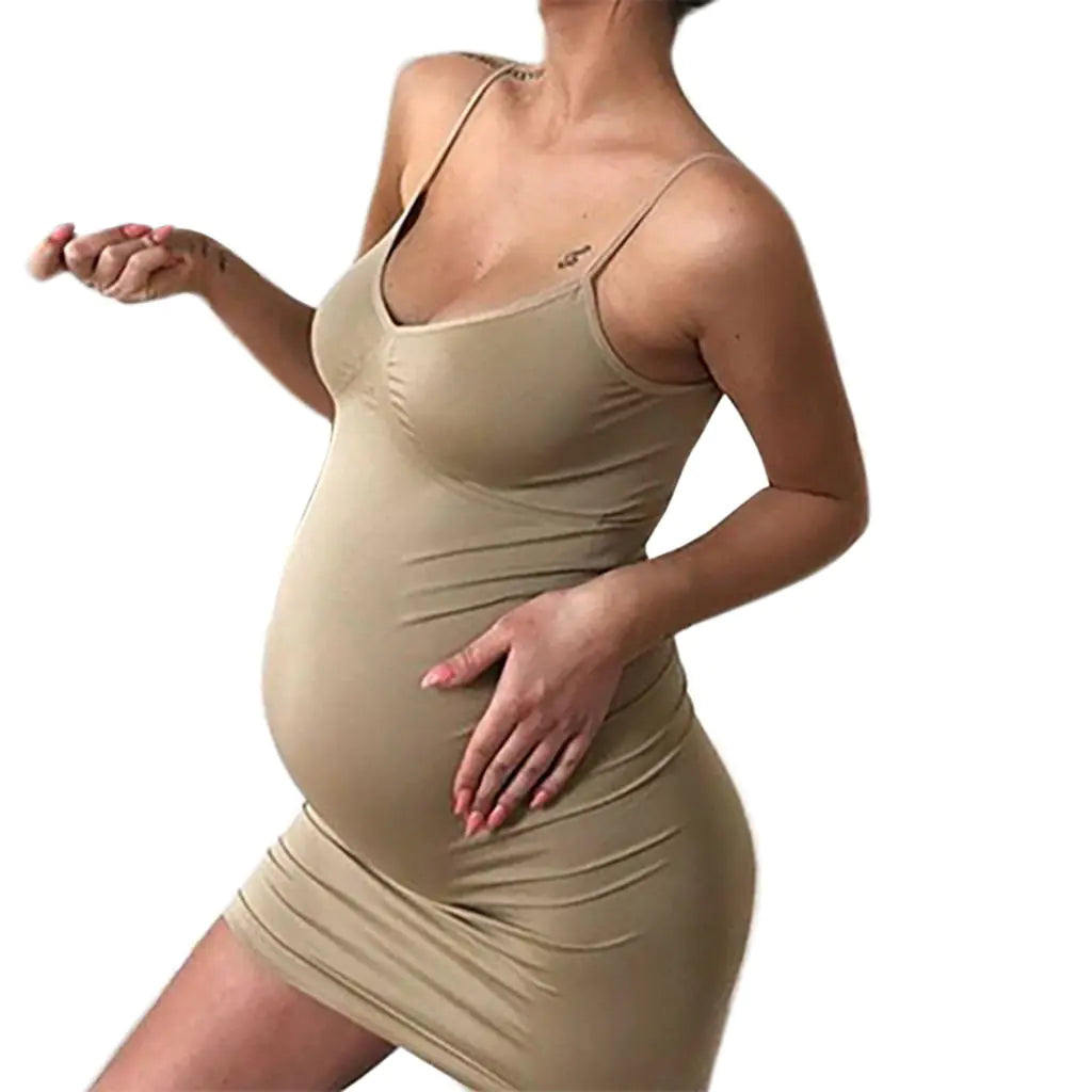 Casual Maternity Homewear Dress for Everyday Comfort and Relaxation