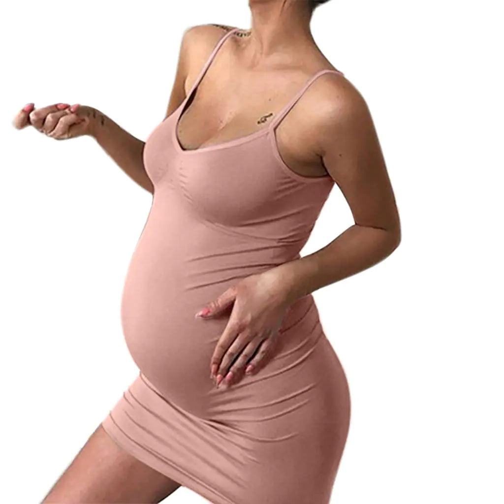 Casual Maternity Homewear Dress for Everyday Comfort and Relaxation