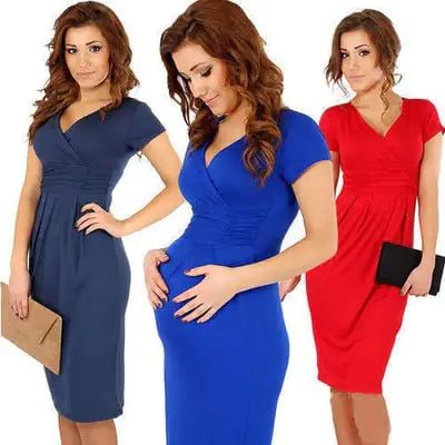 Stretch Maternity Dress for Expecting Mothers Everyday Comfort