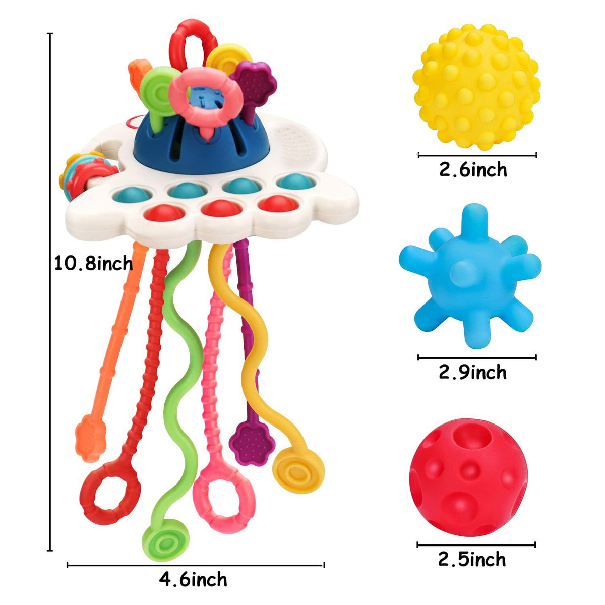 Montessori Baby Pull String Toy - Enhance Sensory Play & Development for Your Little One