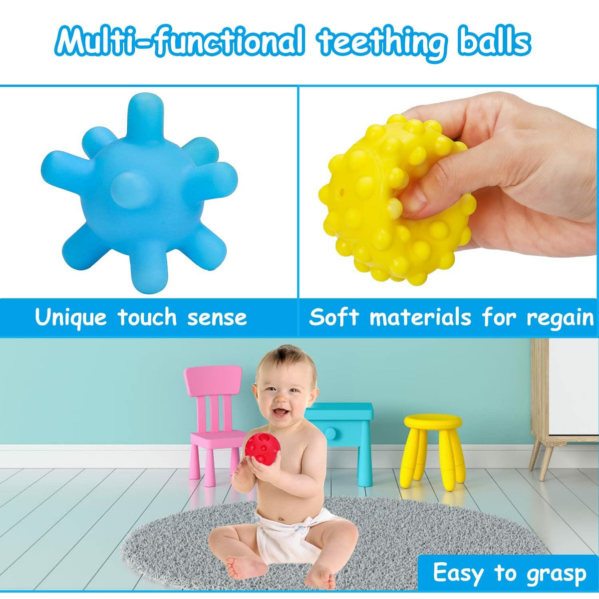 Montessori Baby Pull String Toy - Enhance Sensory Play & Development for Your Little One
