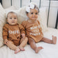 Pumpkin Sweatshirt or Sweatshirt Romper - Cream or Orange