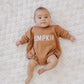 Pumpkin Sweatshirt or Sweatshirt Romper - Cream or Orange