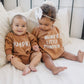 Pumpkin Sweatshirt or Sweatshirt Romper - Cream or Orange