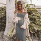 Sleeveless Round Neck Maternity Dress for Pregnant Women - LittleLullabyLoft