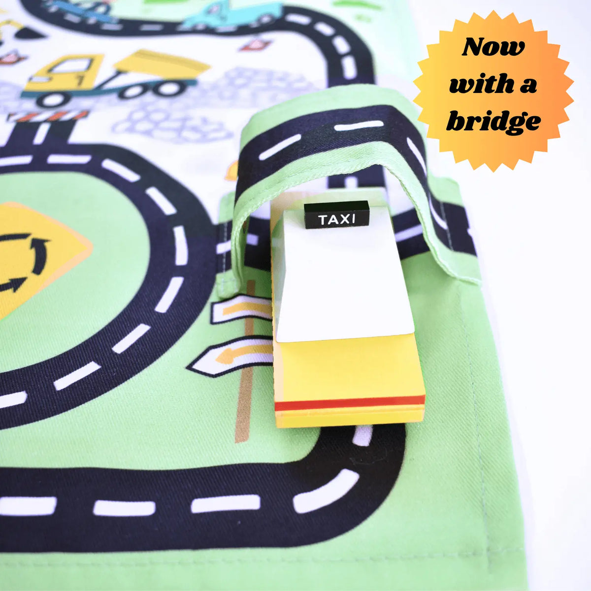 Toy Car Mat with Cars - All-in-One Travel Play Set - LittleLullabyLoft