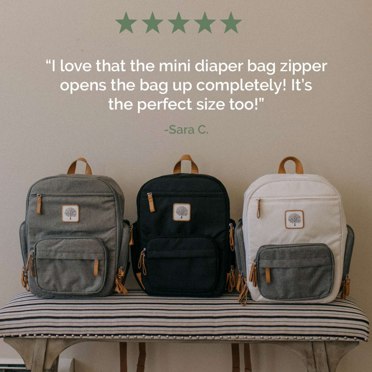 Birch Bag Mini - Diaper Backpack - LittleLullabyLoft